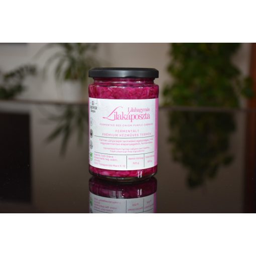 Fermentált Lila hagymás Lila káposzta 370ml